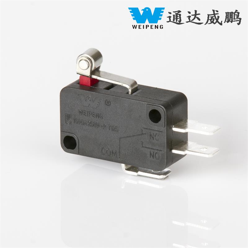Microinterruttore per microonde con rullo autoripristinante a 3 pin da 16 A