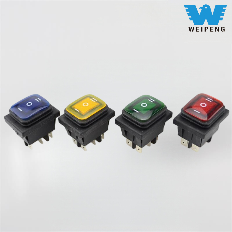 Come funziona un interruttore a bilanciere a 6 pin?