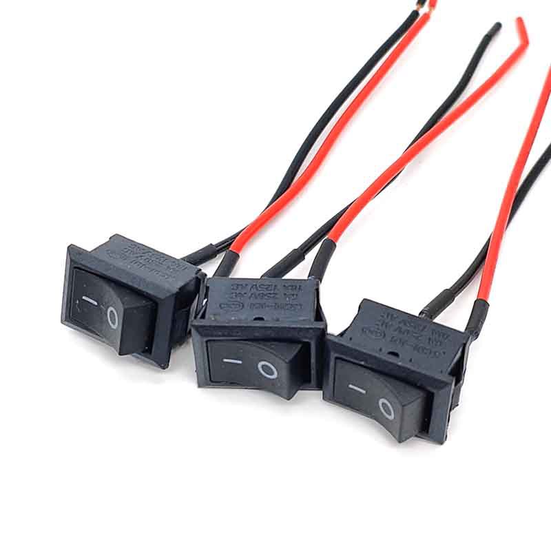 Interruttore a leva a saldare PCB a due pin da 21 * 15 mm