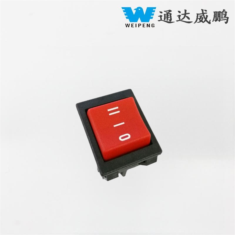 Interruttore ad alta corrente da 16 A a doppio reset a 6 pin e 3 posizioni