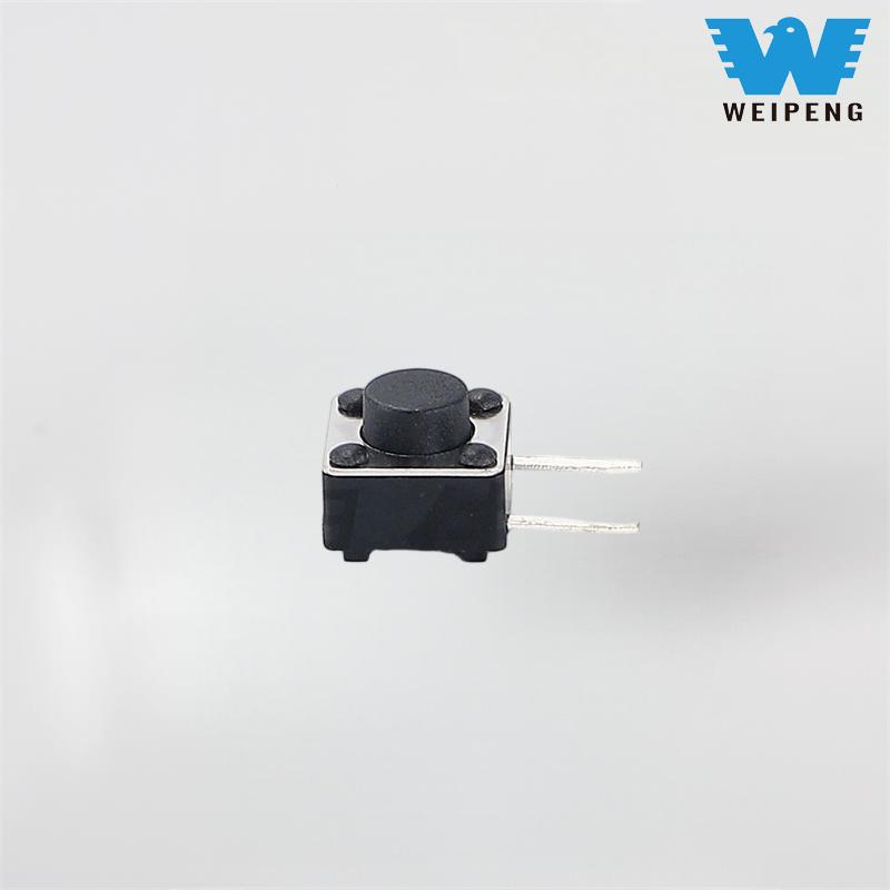 Interruttore tattile a montaggio superficiale 6X6mm con due gambe