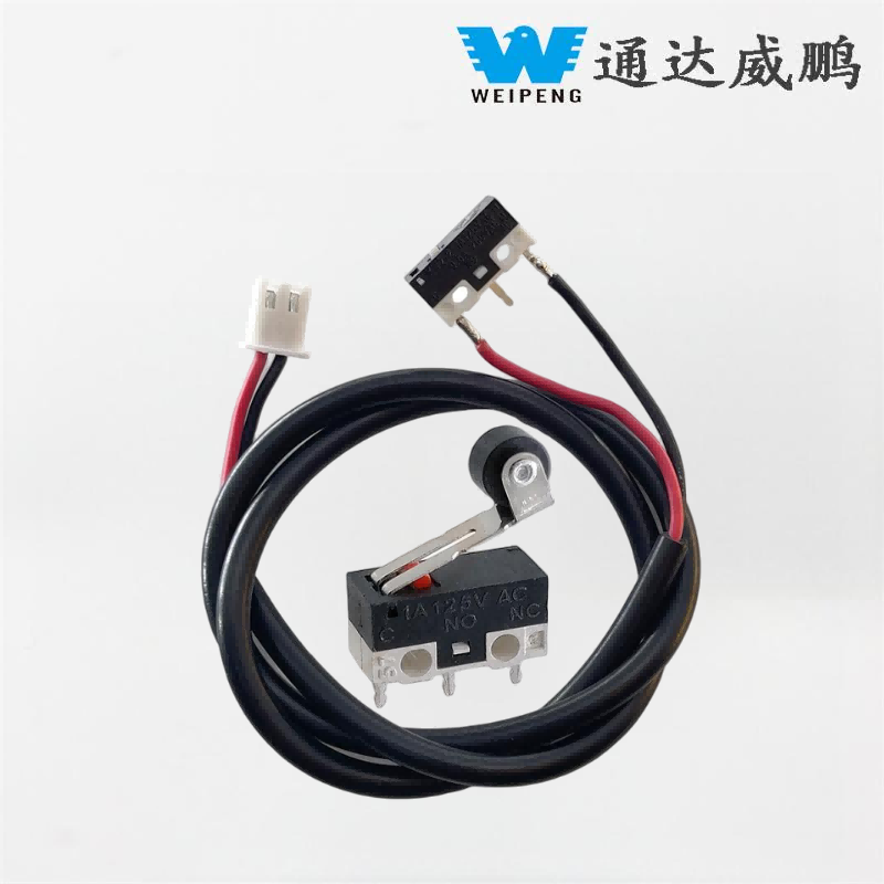 Microinterruttore durevole con linguette di saldatura e inserimento a pressione