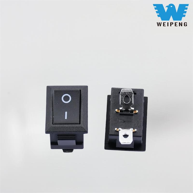 Interruttore a bilanciere inclinato a due posizioni Kcd115*21mm con gambe piegate