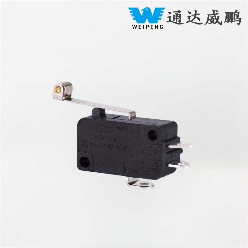 Interruttore a pulsante di limite di corsa con leva/non leva