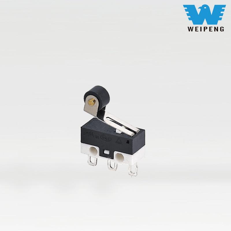 Interruttore a clic del mouse micro treppiede con perni dritti e piegati