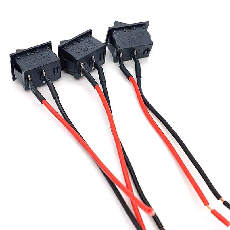 Interruttore a bilanciere da 21 x 15 mm per piccoli elettrodomestici