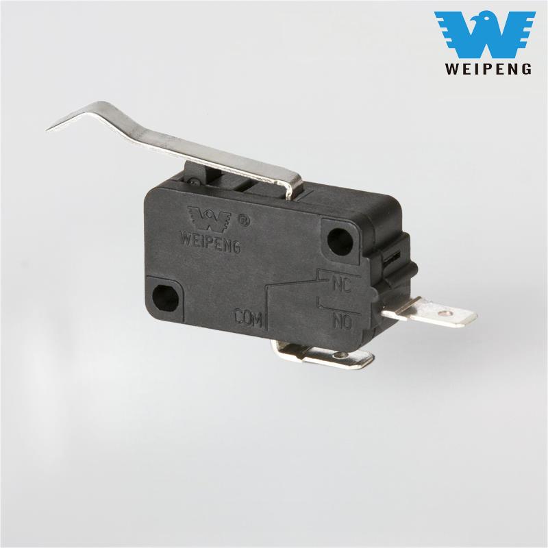 Maniglia a due terminali Contatto in argento Microinterruttore scaldabagno normalmente aperto