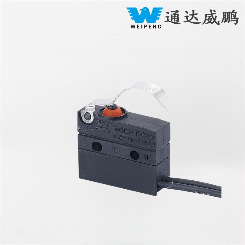 Microinterruttore per sedile automobilistico IP67 con uscita laterale Weipeng 10A