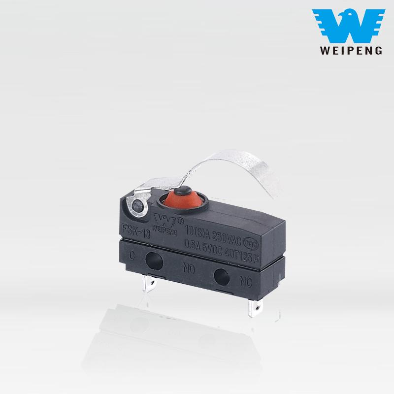 Produttore di microinterruttori per seggiolino auto IP67 con uscita laterale Weipeng 10A