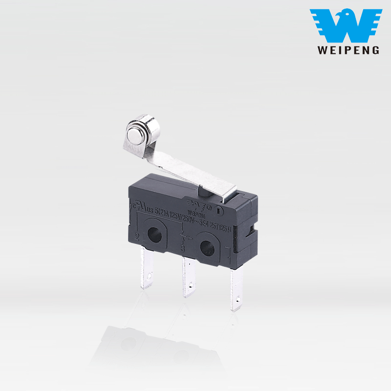 Microinterruttore per apparecchiature industriali a 3 pin resistente alle alte temperature Weipeng 5A 125V 250V